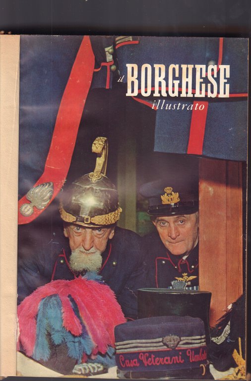 Il Borghese-Settimanale- Annata completa 1957- Rilegati in 2 volumi