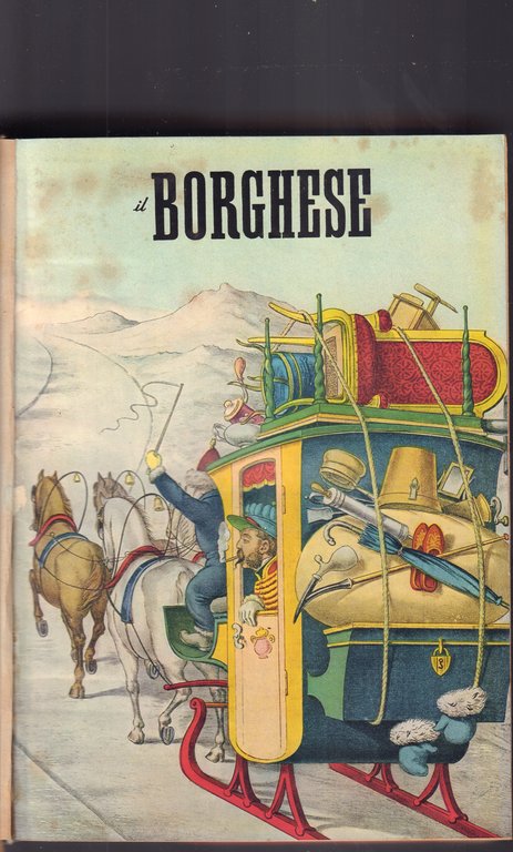 Il Borghese-Settimanale- Annata completa 1960- Rilegati in 2 volumi
