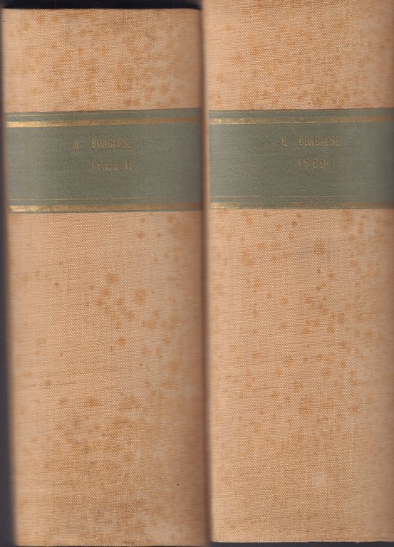 Il Borghese-Settimanale- Annata completa 1960- Rilegati in 2 volumi