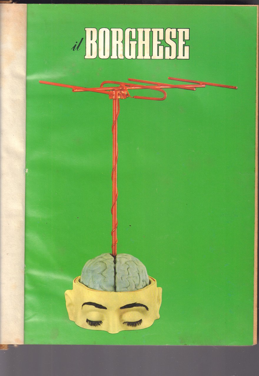 Il Borghese-Settimanale- Annata completa 1963- Rilegati in 2 volumi