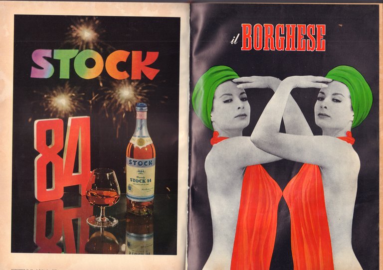 Il Borghese-Settimanale- Annata completa 1965- Rilegati in 2 volumi- (27087)