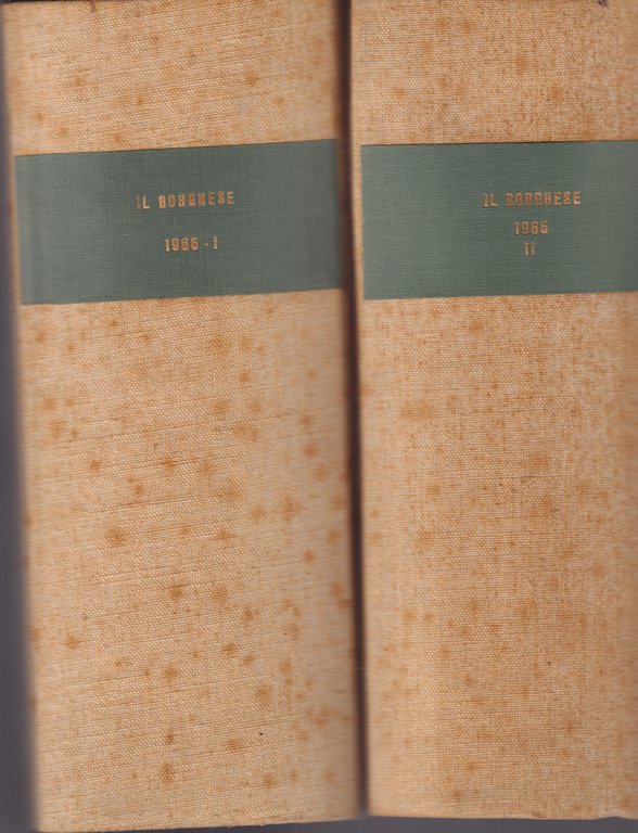 Il Borghese-Settimanale- Annata completa 1965- Rilegati in 2 volumi- (27087)