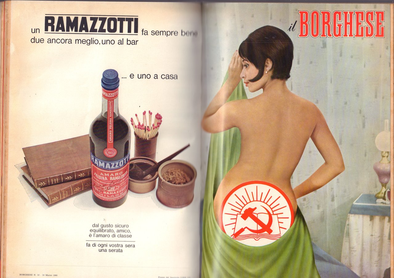 Il Borghese-Settimanale- Annata completa 1966- Rilegati in 2 volumi