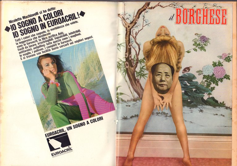 Il Borghese-Settimanale- Annata completa 1966- Rilegati in 2 volumi