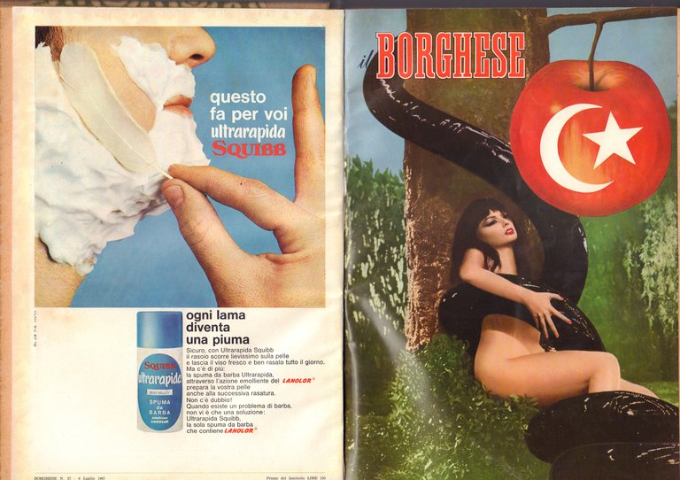 Il Borghese-Settimanale- Annata completa 1967- Rilegati in 2 volumi