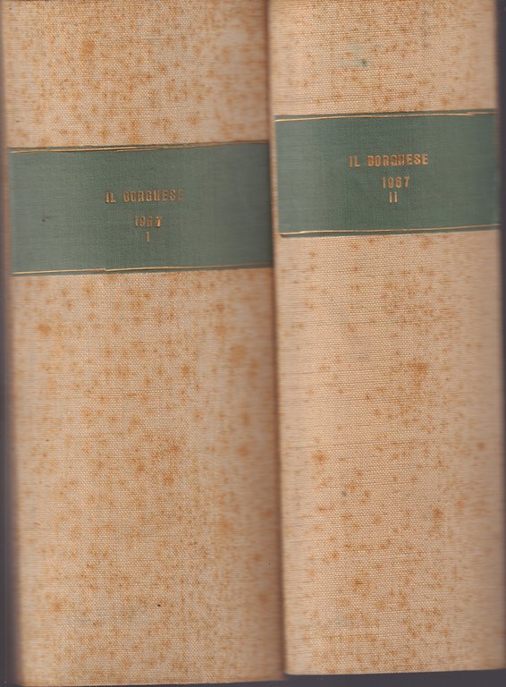 Il Borghese-Settimanale- Annata completa 1967- Rilegati in 2 volumi