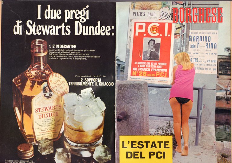 Il Borghese-Settimanale- Annata completa 1969- Rilegati in 2 volumi