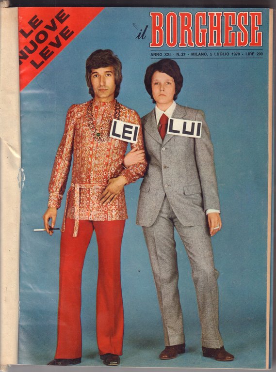 il Borghese-Settimanale-Annata completa 1970-rilegati in 2 volumi
