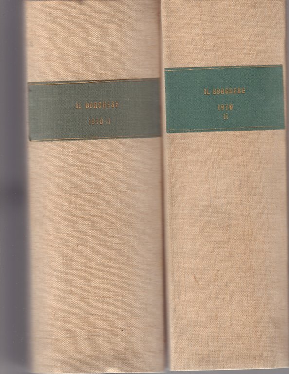 il Borghese-Settimanale-Annata completa 1970-rilegati in 2 volumi