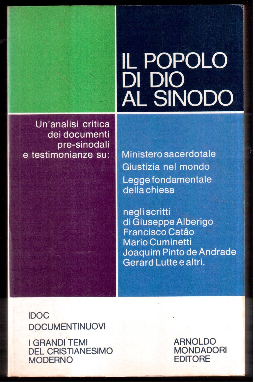 Il popolo di Dio al Sinodo Un'analisi critica dei documenti … | Immagine principale