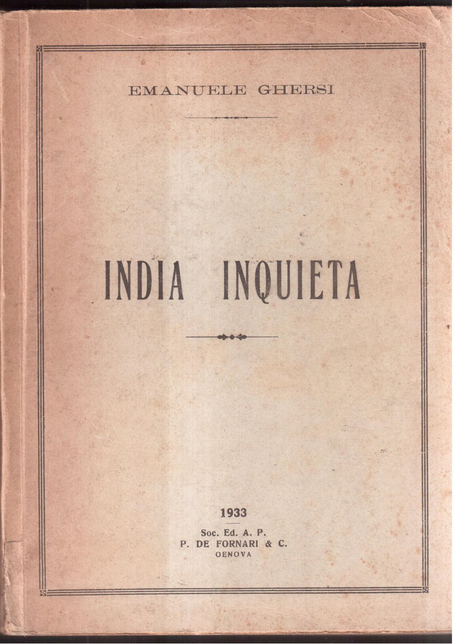 India inquieta | Immagine principale