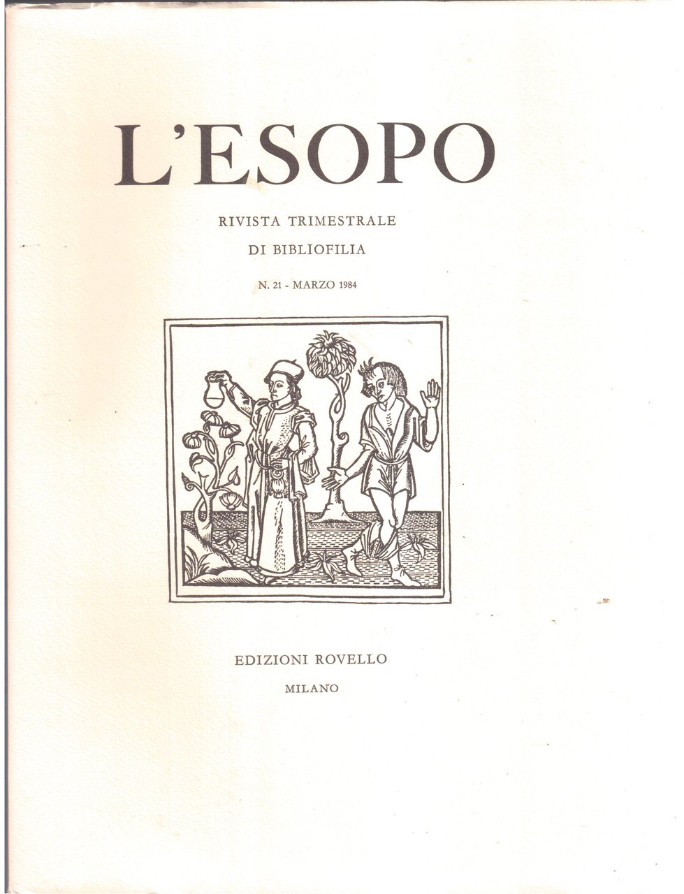 L'Esopo-Rivista trimestrale di bibliofilia-Annata completa 1984