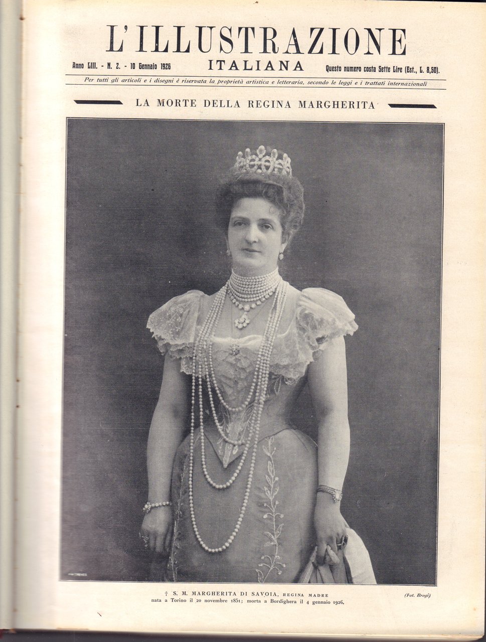 L' Illustrazione Italiana- Annata completa 1926 rilegata in due volumi