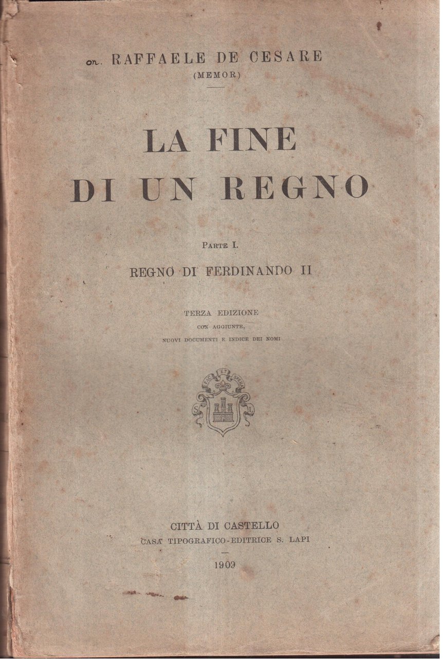 La fine di un Regno Parte I - Regno di …