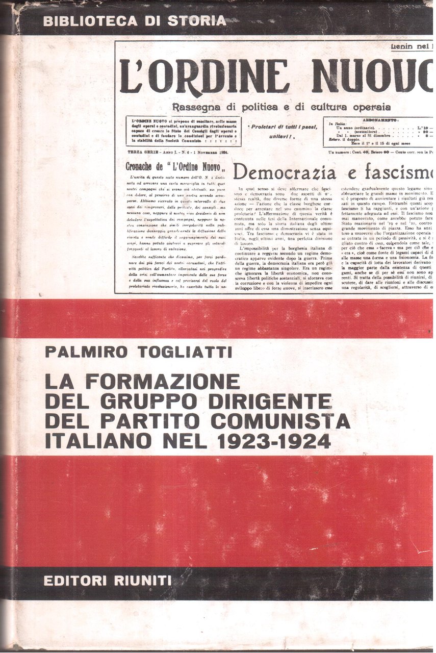 La formazione del gruppo dirigente del Partito Comunista Italiano nel … | Immagine principale