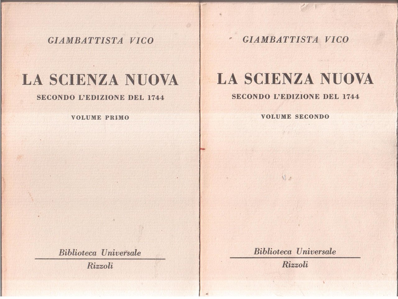 La scienza nuova secondo l'edizione del 1744 | Immagine principale