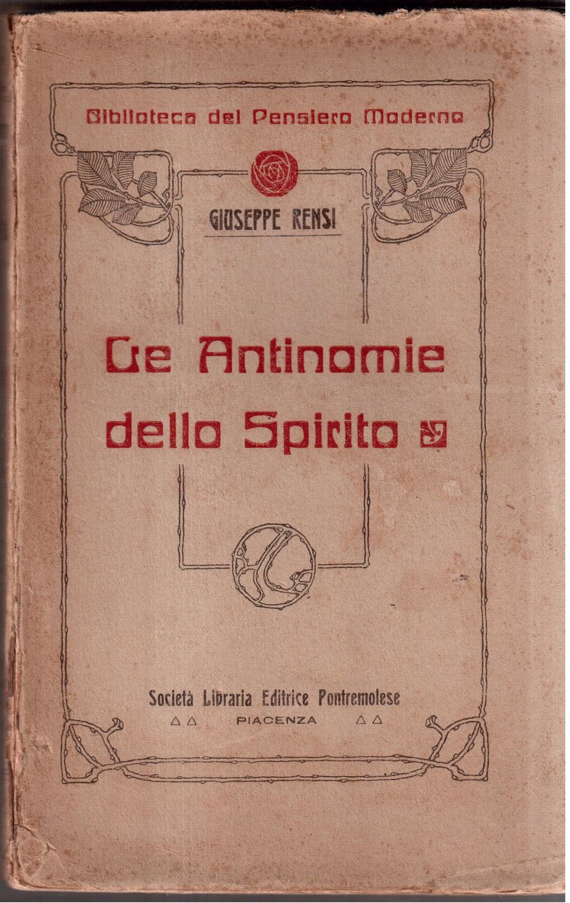 Le antinomie dello spirito