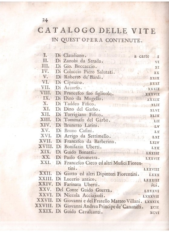 Le vite d'uomini illustri fiorentini scritte da Filippo Villani.Ora per …