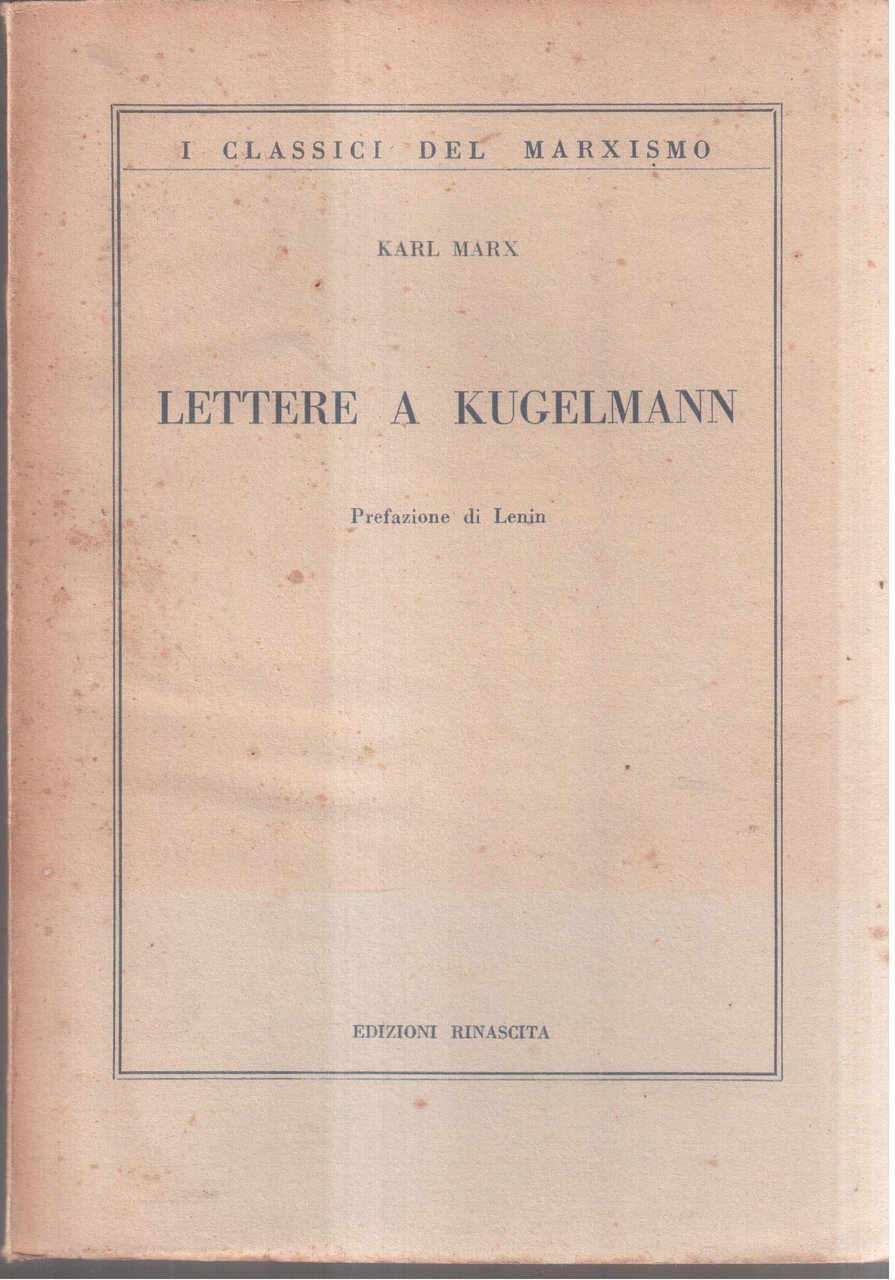 Lettere a Kugelmann Prefazione di Lenin | Immagine principale
