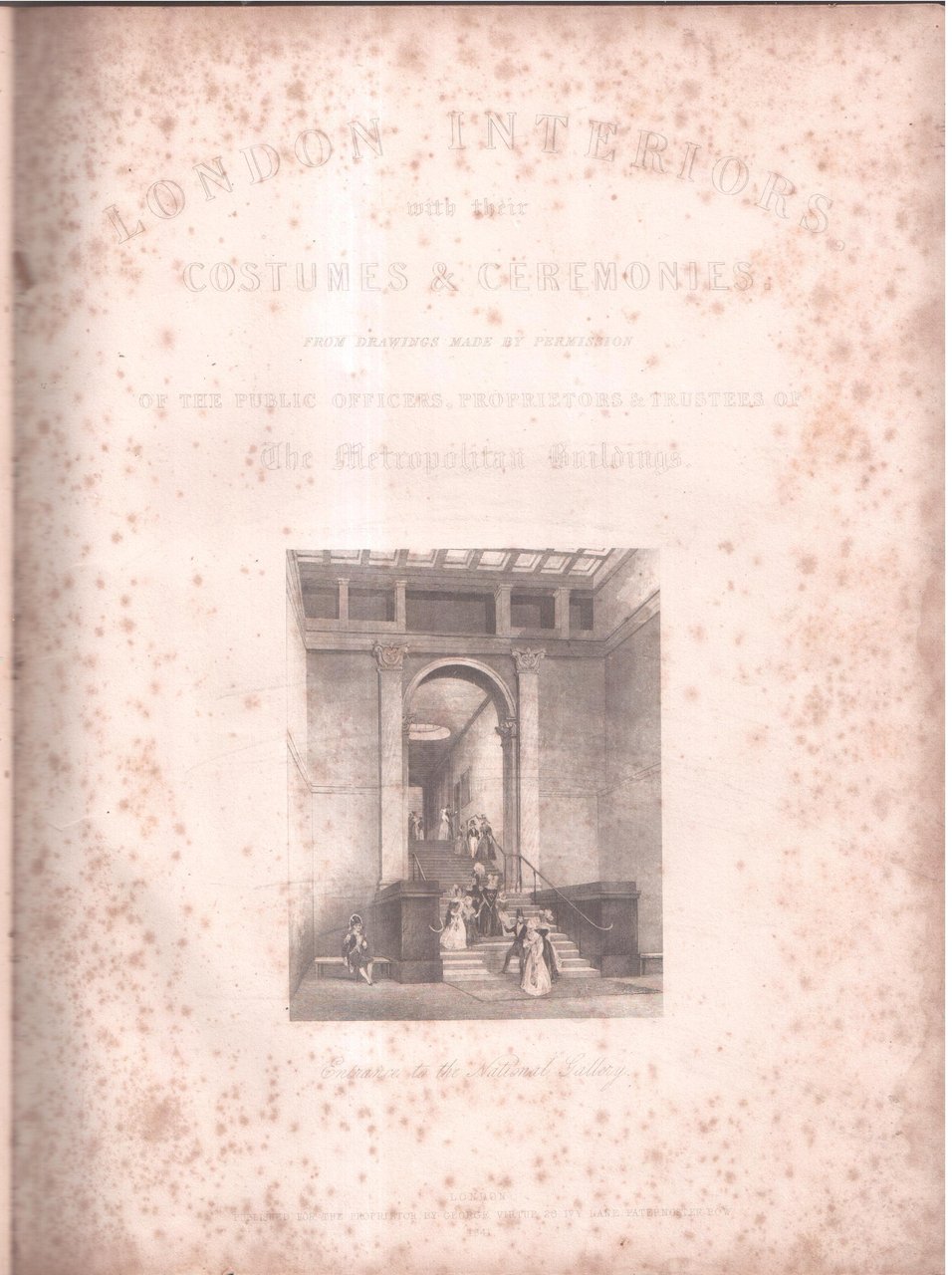 London interiors with their Costumes & Ceremonies