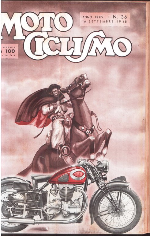Moto Ciclismo- Settimanale- Annata completa 1948