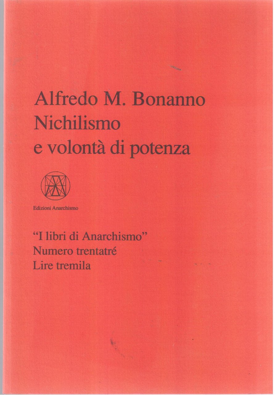 Nichilismo e volontà di potenza