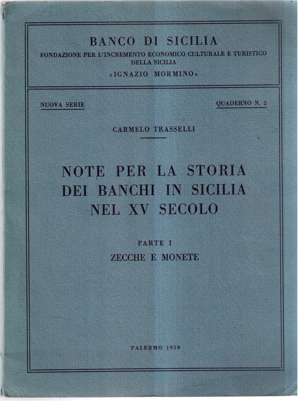 Note per la storia dei Banchi di Sicilia nel XV … | Immagine principale