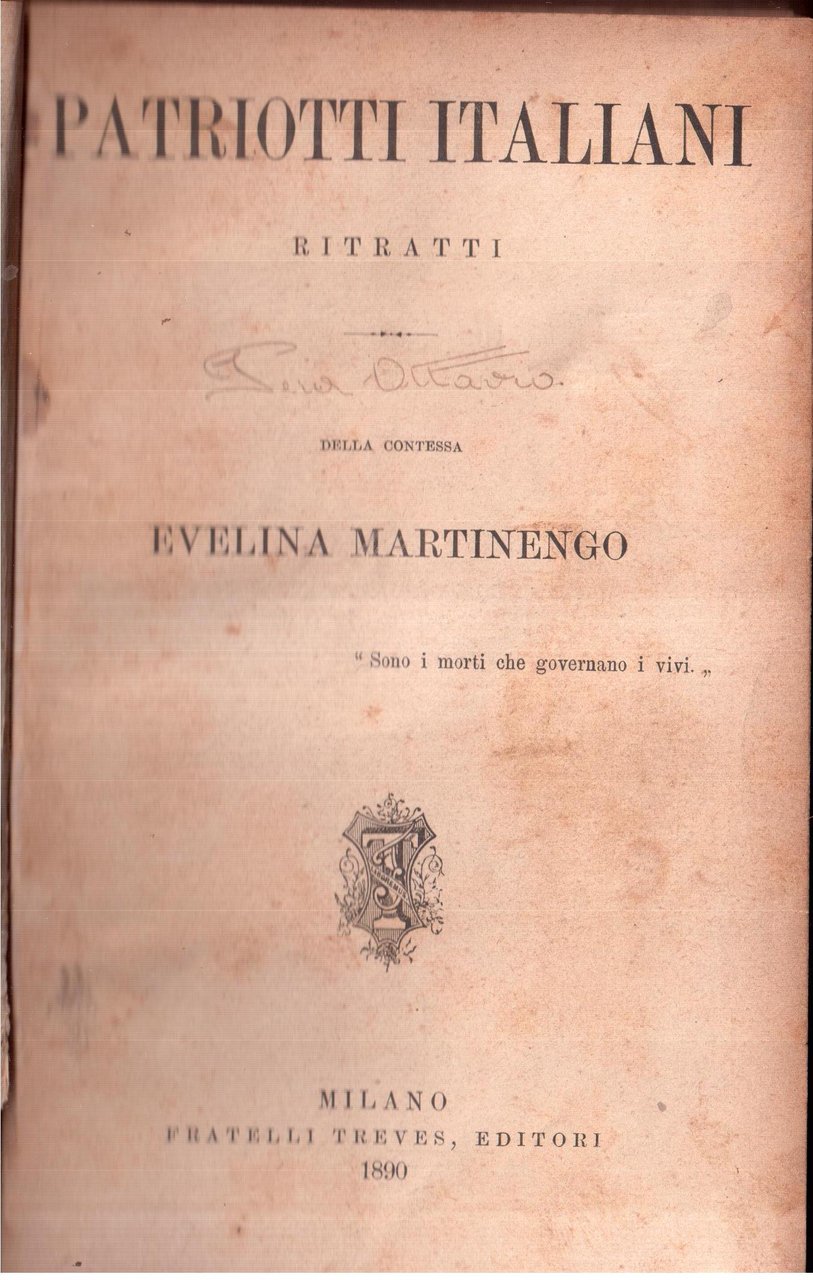 Patrioti italiani- Ritratti della Contessa Evelina Martinengo | Immagine principale