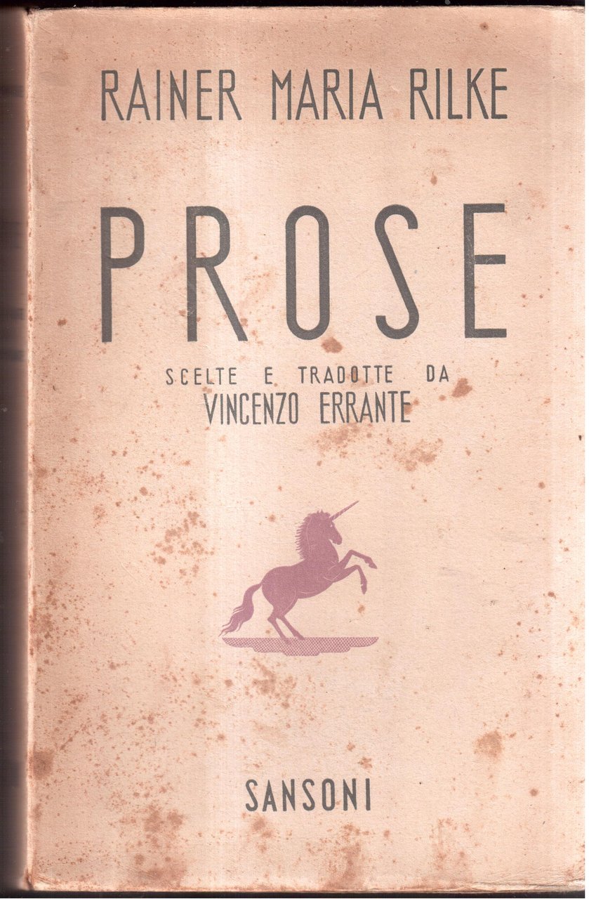 Prose Traduzione di Vincenzo Errante | Immagine principale