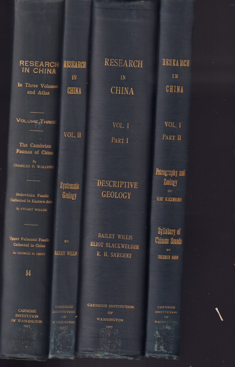 Research in China In Three Volumes ( atlante mancante )