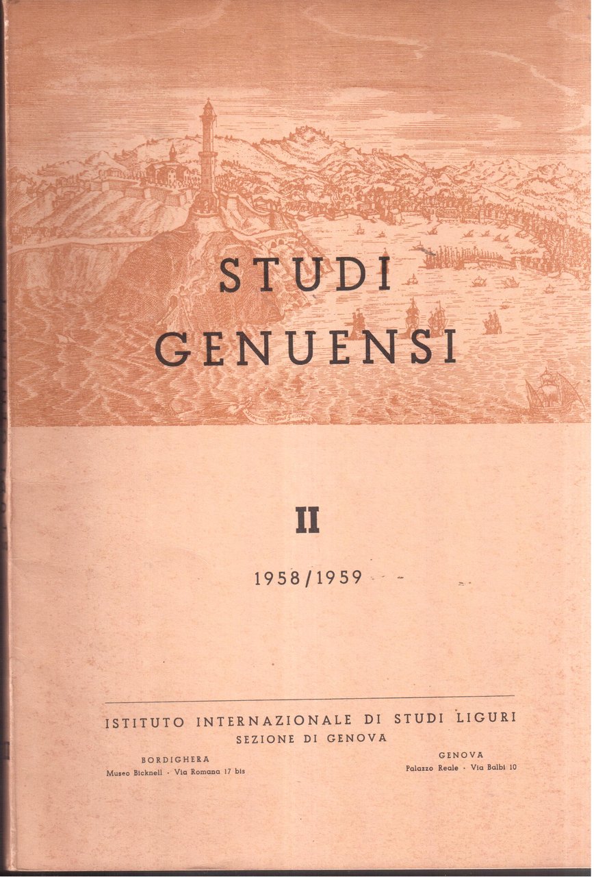 Studi Genuensi II - 1958/1959