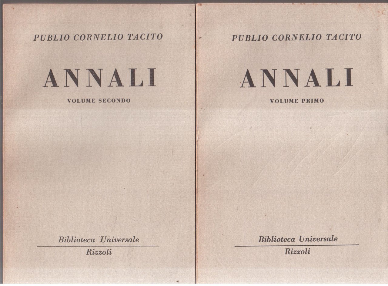 Tacito- Annali | Immagine principale