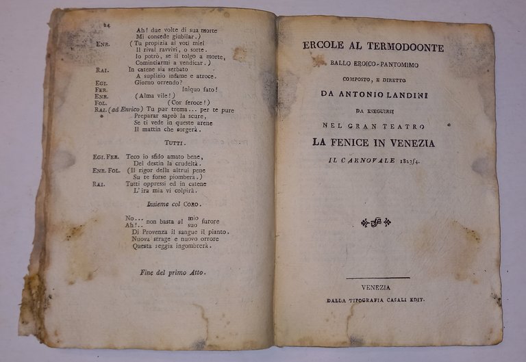 EGILDA DI PROVENZA. MELODRAMMA IN DUE ATTI DEL MAESTRO STEFANO …