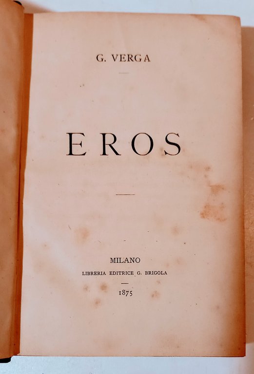 EROS (prima edizione) - 1875