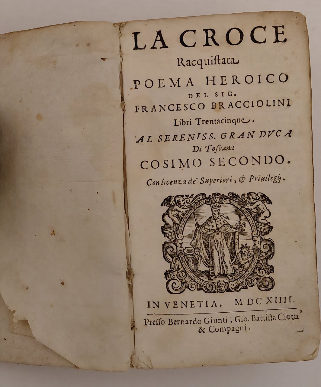 LA CROCE RACQUISTATA. POEMA EROICO. - 1614