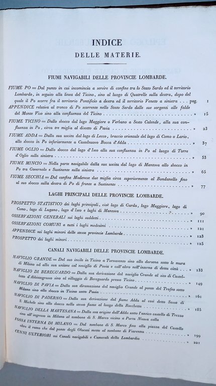 NOTIZIE STATISTICHE INTORNO AI FIUMI, LAGHI E CANALI NAVIGABILI DELLE … | Immagine Gallery 3