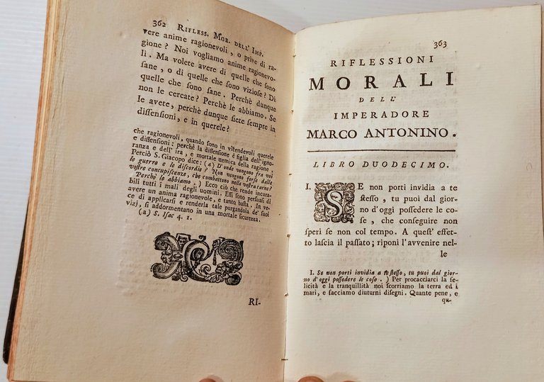 RIFLESSIONI MORALI DELL'IMPERATORE M. AUR. ANTONINO CON LE OSSERVAZIONI DI …