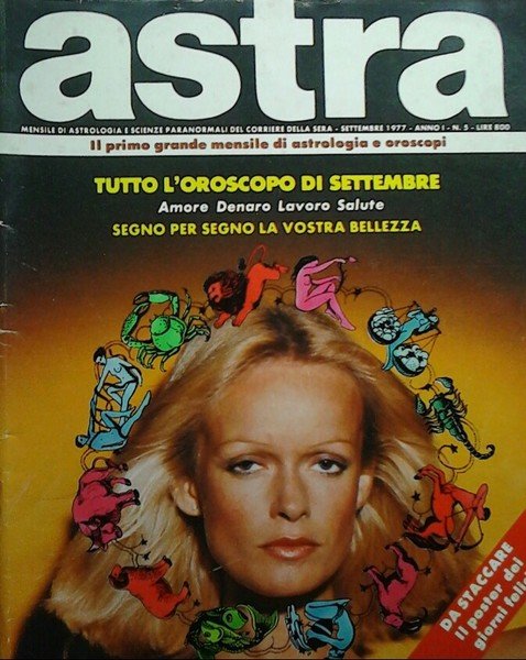 ASTRA - Mensile di astrologia n. 5 - settembre 1977