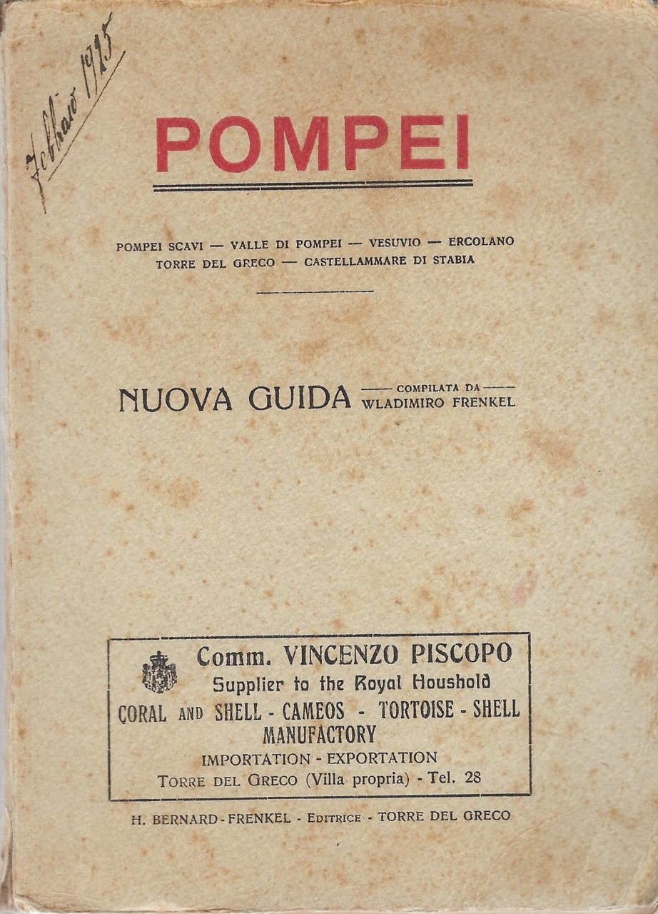 Pompei: nuova guida