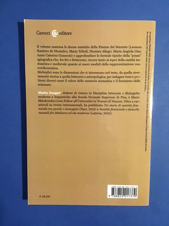LA SANTA E IL GIGLIO. MISTICHE NELLA FIRENZE DEL SEICENTO
