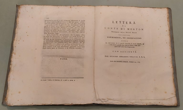 Ricerche sperimentali sopra le cause de’ cambiamenti dè colori nelli …