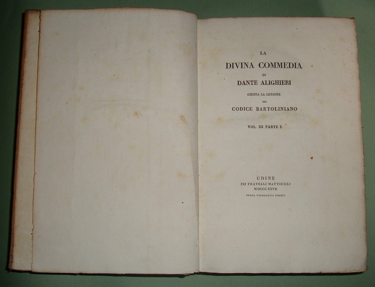 La Divina Commedia di Dante Alighieri giusta la lezione del …