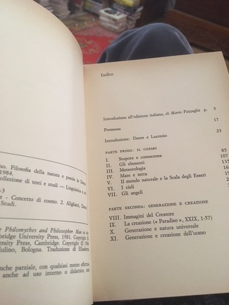 L'uomo nel cosmo. Filosofia della natura e poesia in Dante