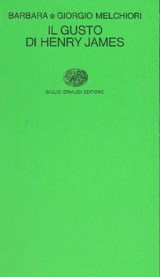 Il Gusto Di Henry James