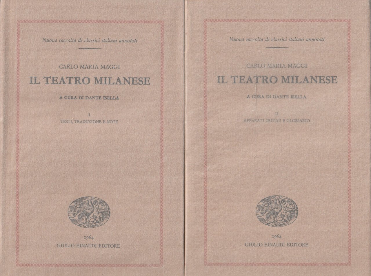 IL TEATRO MILANESE - I. TESTI, TRADUZIONI E NOTE - …