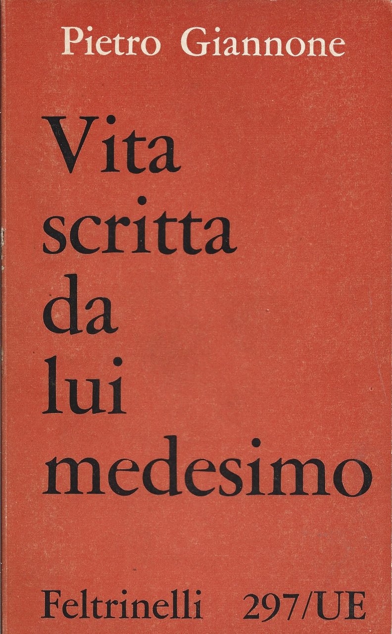 Vita Scritta Da Lui Medesimo