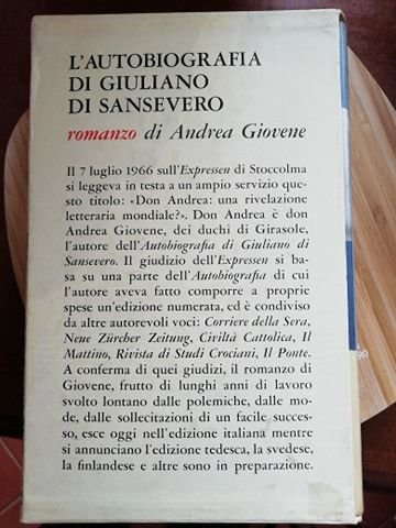 L'autobiografia di Giuliano di Sansevero I-II