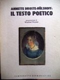 Annette Droste-Hulshoff: il testo poetico