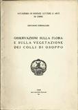 Osservazioni sulla flora e sulla vegetazione dei colli di Osoppo