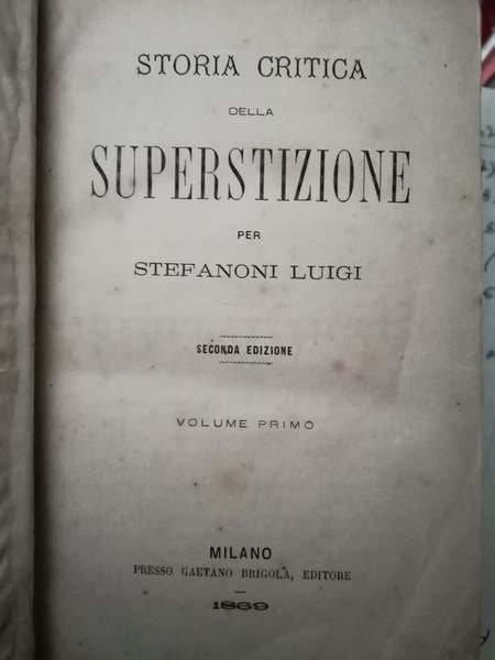 Storia critica della superstizione